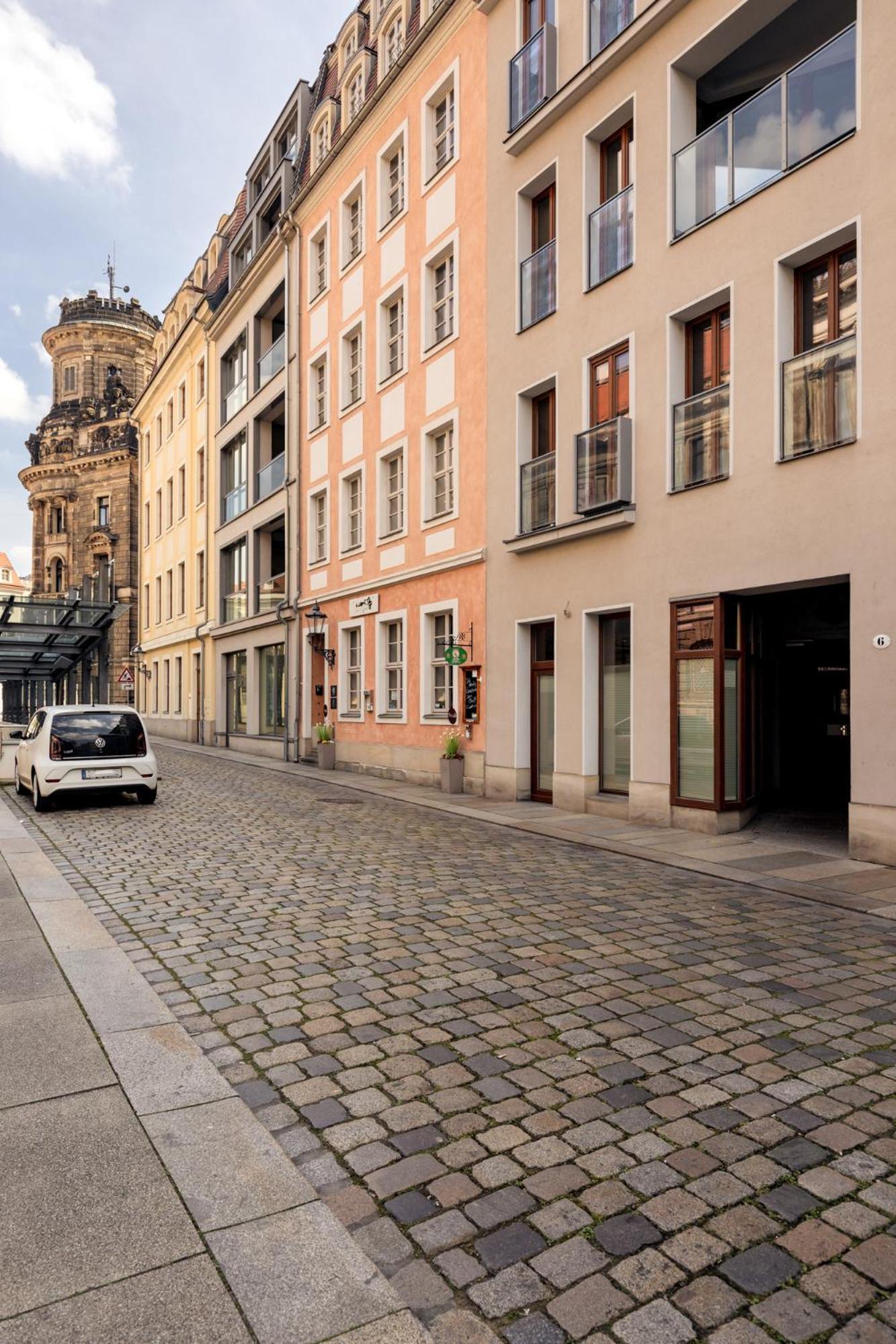 Pineapple Apartments Palais Am Neumarkt - 90 Qm - 1X Free Parking 德累斯顿 外观 照片